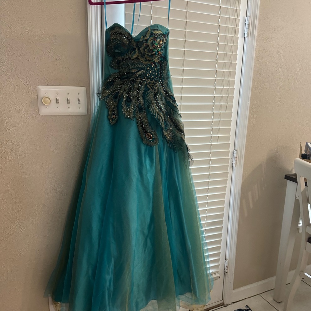 Gorgeous Peacock Gown